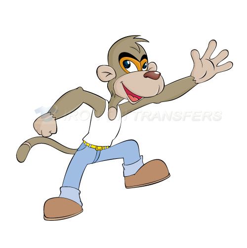 Monkey Iron-on Stickers (Heat Transfers)NO.8626